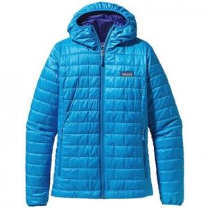 Patagonia Hooded Nano Puff Jacket Andes Blue